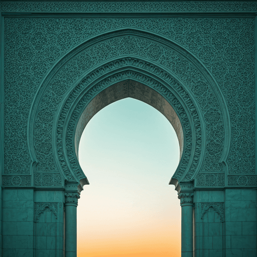 Ornate Islamic archway